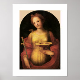 Sint Lucia door Domenico Beccafumi, 1521 Poster