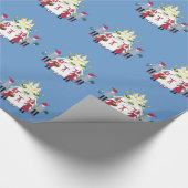 Sint-Lucia kerstpapier Cadeaupapier (Hoek)