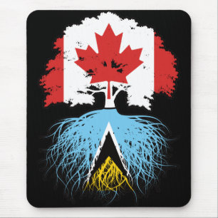 Sint Lucia Sint Luciaans Canadese Canada Boom Wort Muismat