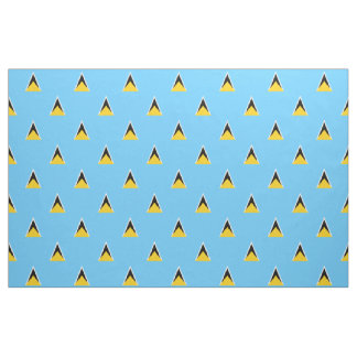 Sint Lucia Vlag lichtblauw Stof