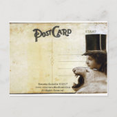 Sint Lucia Winter Greetings Card Briefkaart (Achterkant)