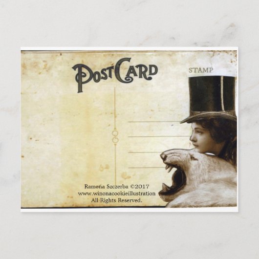 Sint Lucia Winter Greetings Card Briefkaart (Achterkant)