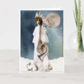 Sint Lucia Winter Greetings Kaart (Voorkant)