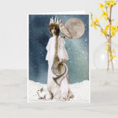 Sint Lucia Winter Greetings Kaart (Gele Bloem)