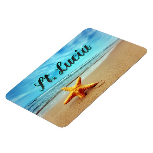 Sint-Lucia-zeestervis Magneet (Linkerzijde)