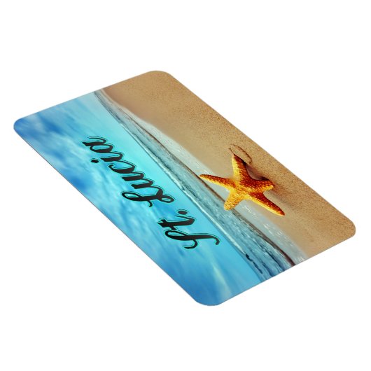 Sint-Lucia-zeestervis Magneet (Rechterzijde)