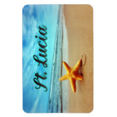 Sint-Lucia-zeestervis Magneet (Verticaal)
