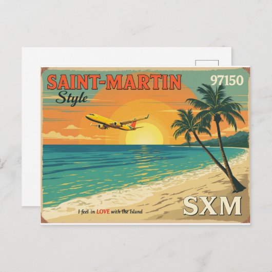 Sint-Maarten 97150 - Briefkaart (Voorkant / Achterkant)