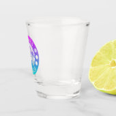 Sint Maarten Blue Gradient Sint Martin Shot Glas (Rechts)
