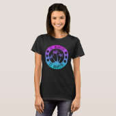 Sint Maarten Blue Gradient Sint Martin T-shirt (Voorkant volledig)