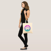 Sint Maarten Blue Gradient Sint Martin Tote Bag (Voorkant (model))