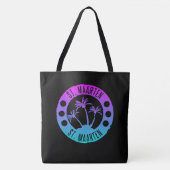 Sint Maarten Blue Gradient Sint Martin Tote Bag (Voorkant)