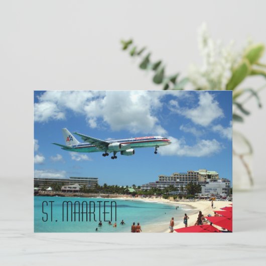 Sint-Maarten briefkaart (Staand voorkant)