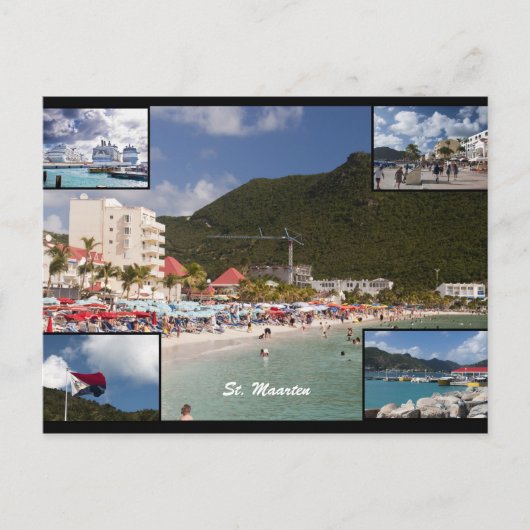 Sint-Maarten Briefkaart (Voorkant)