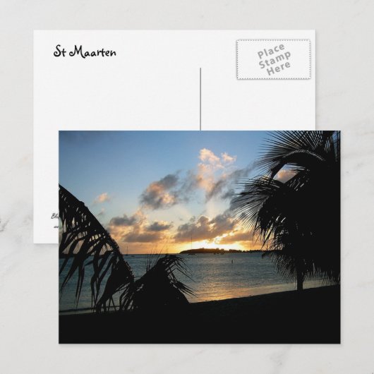Sint Maarten Briefkaart (Voorkant / Achterkant)