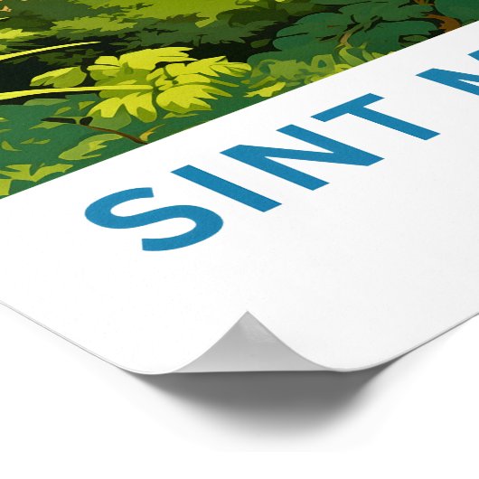 Sint Maarten Caribbean Travel Print (Hoek)