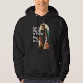 Sint-Maarten de Porres Afro-Amerikaanse zwarte hei Hoodie (Voorkant)