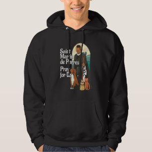 Sint-Maarten de Porres Afro-Amerikaanse zwarte hei Hoodie