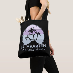 Sint Maarten De vriendelijke eilandretro Sint Mart Tote Bag