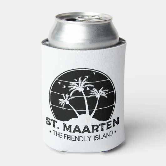 Sint Maarten De vriendelijke Sint Martin Blikjeskoeler (Blikje Voorkant)