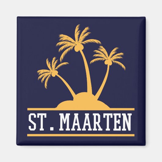 Sint Maarten De vriendelijke Sint Martin Magneet (Voorkant)