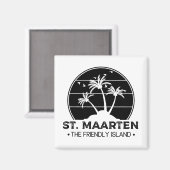 Sint Maarten De vriendelijke Sint Martin Magneet (Voorkant / Achterkant)