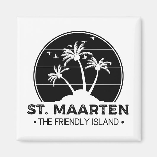 Sint Maarten De vriendelijke Sint Martin Magneet (Voorkant)