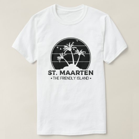 Sint Maarten De vriendelijke Sint Martin T-shirt (Design voorkant)