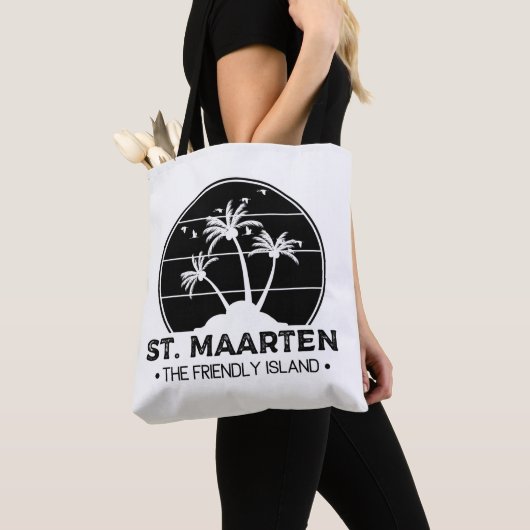 Sint Maarten De vriendelijke Sint Martin Tote Bag (Dichtbij)