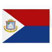 Sint Maarten Flag (Voorkant Horizontaal)