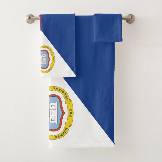 Sint Maarten Flag Bad Handdoek (Insitu)