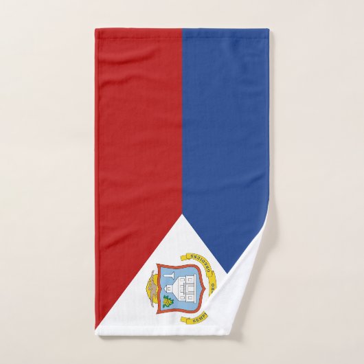 Sint Maarten Flag Bad Handdoek (Handdoek)