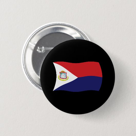 Sint Maarten Flag Button (Voorkant /achterkant)