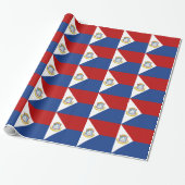 Sint Maarten Flag Cadeaupapier (Uitgerold)