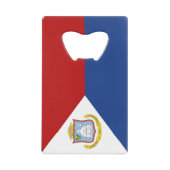 Sint Maarten Flag Creditkaart Flessenopener (Voorkant)