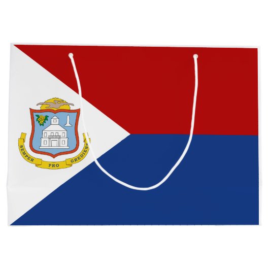 Sint Maarten Flag Groot Cadeauzakje (Achterkant)