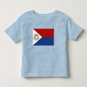 Sint Maarten Flag Kinder Shirts (Voorkant)