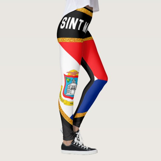 Sint Maarten Flag Leggings (Rechts)