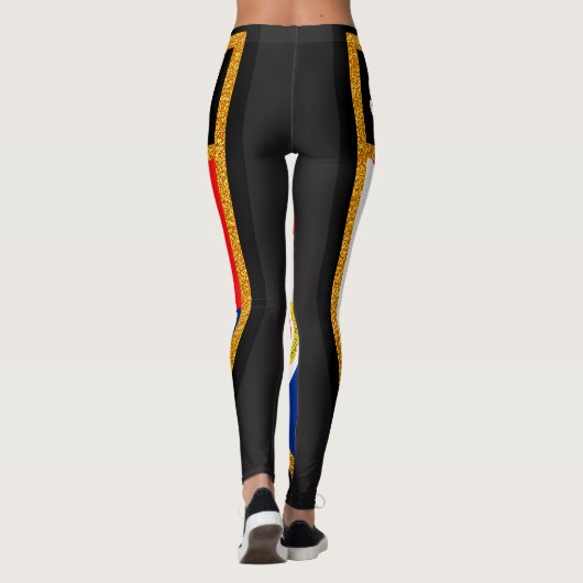 Sint Maarten Flag Leggings (Achterkant)