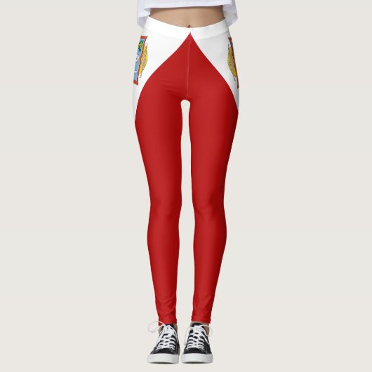 Sint Maarten Flag Leggings (Voorkant)