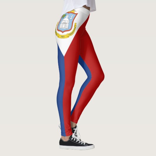 Sint Maarten Flag Leggings (Rechts)