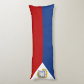Sint Maarten Flag Lichaamskussen (Achterkant (Verticaal))
