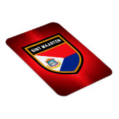 Sint Maarten Flag Magneet (Rechterzijde)