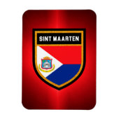 Sint Maarten Flag Magneet (Verticaal)