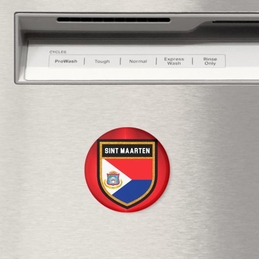 Sint Maarten Flag Magneet (Insitu (Vaatwasser))