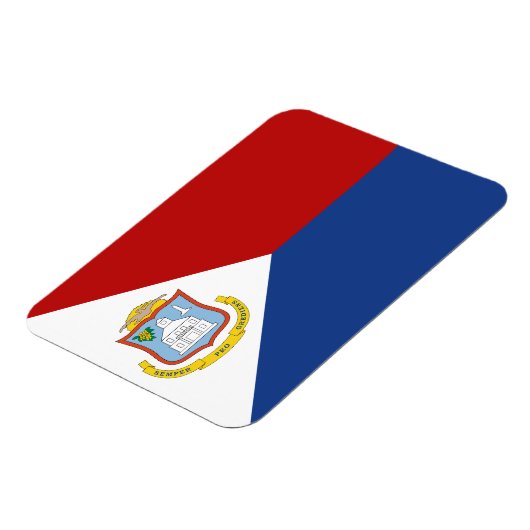Sint Maarten Flag Magneet (Linkerzijde)