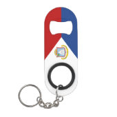 Sint Maarten Flag Mini Flessenopener (Voorkant)