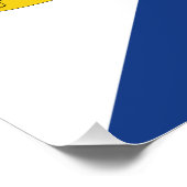 Sint Maarten Flag Perfect Poster (Hoek)