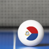 Sint Maarten Flag Pingpongbal (Net)