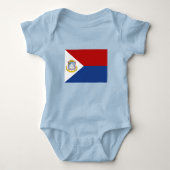 Sint Maarten Flag Romper (Voorkant)